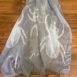 India Hicks gray Beetle scarf/sarong